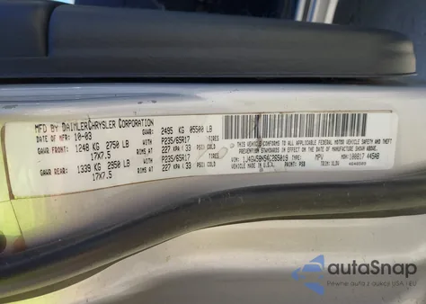2004 Jeep Grand Cherokee Limited z USA, uszkodzony, nr VIN 1J4GW58N54C265019